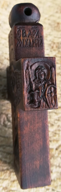 Крестик деревянный Архангел Михаил